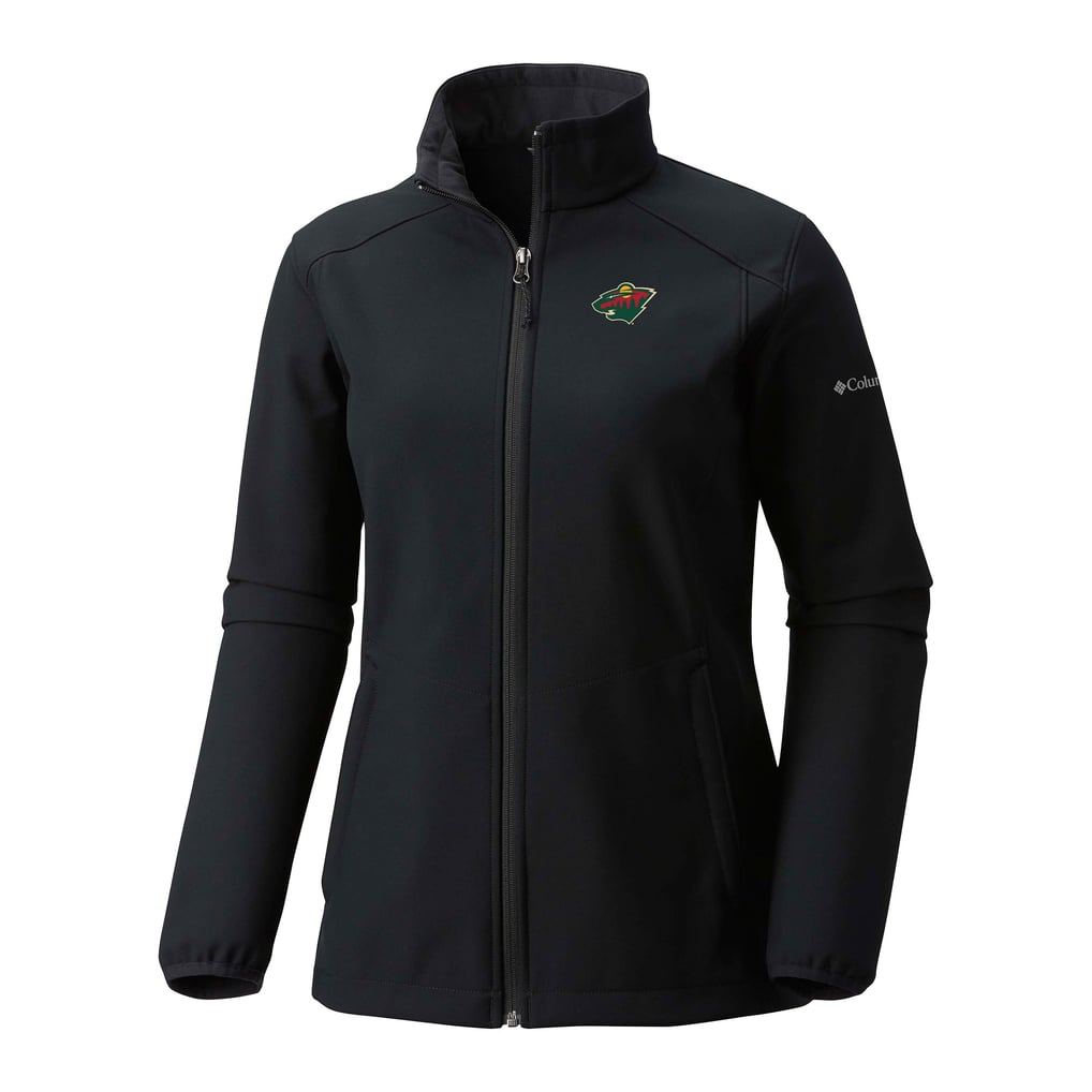  Minnesota Wild Columbia Women's Kruser Ridge III Omni-Shield Softshell Full-Zip Jacket - Black